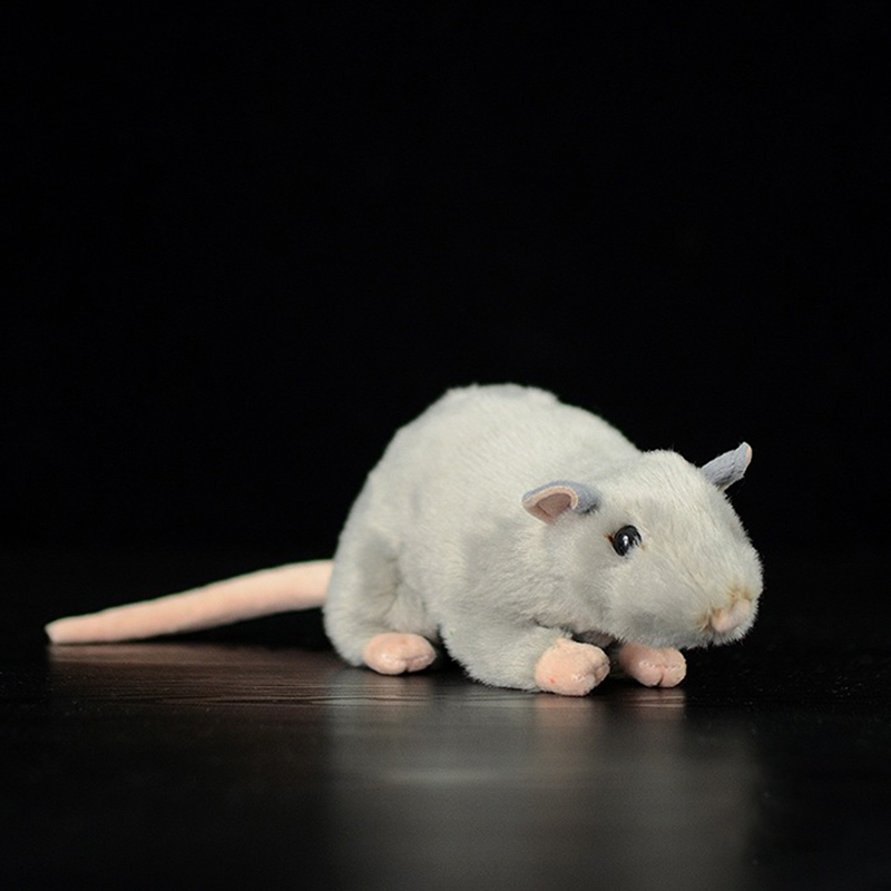 stuffed white mouse