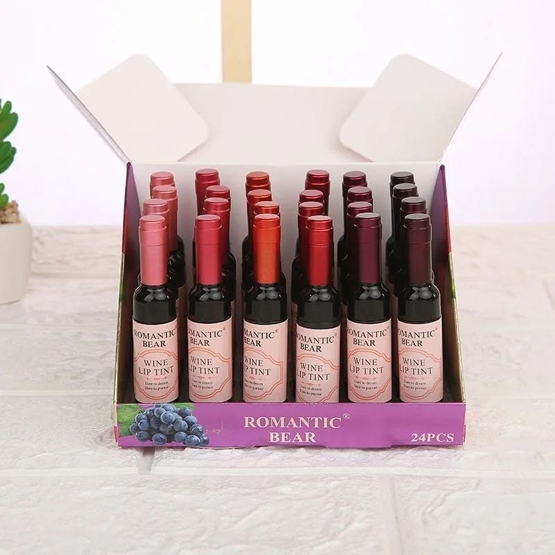 Wine Lip And Cheek Tint Dual-Use Makeup Product