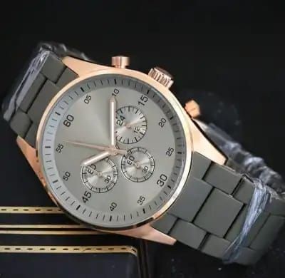 High Quality Wrist Watch For Men & Boys| Decent Wrist Rubber Strap Attractive Dial
