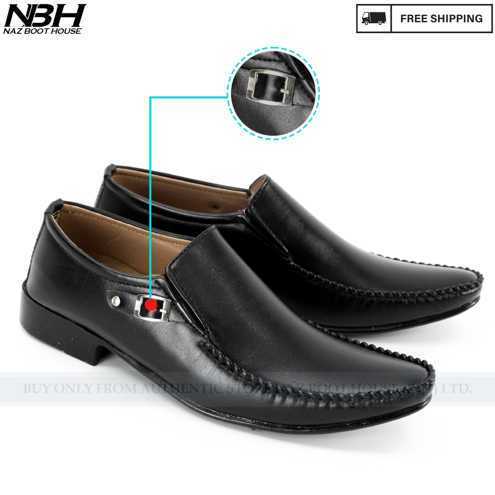 NBH Shoes For Men Leather - Formal Shoes For Men - Non Slip Formal Shoes For Boys - Shoes Formal For Paint Coat - Shoes Loafer Style - Perfect Gift For Boys