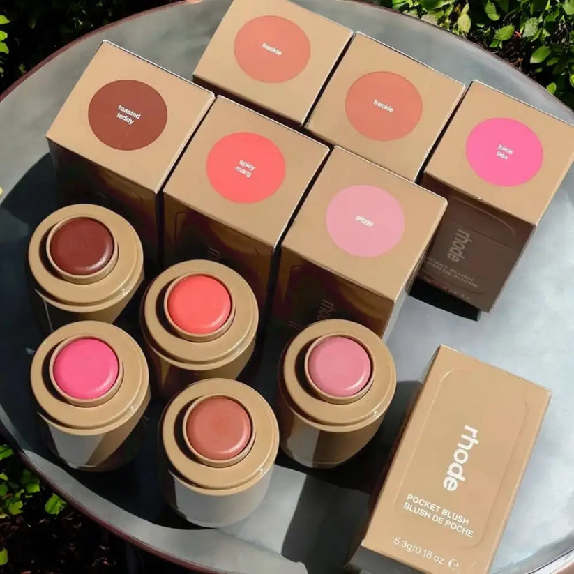 Rhode blush | Rhode Pocket Blush Dupe Natural Cheek Moisturiser Liquid Blush | Rhode Makeup Multi-use Blush | Tint for lips and cheeks