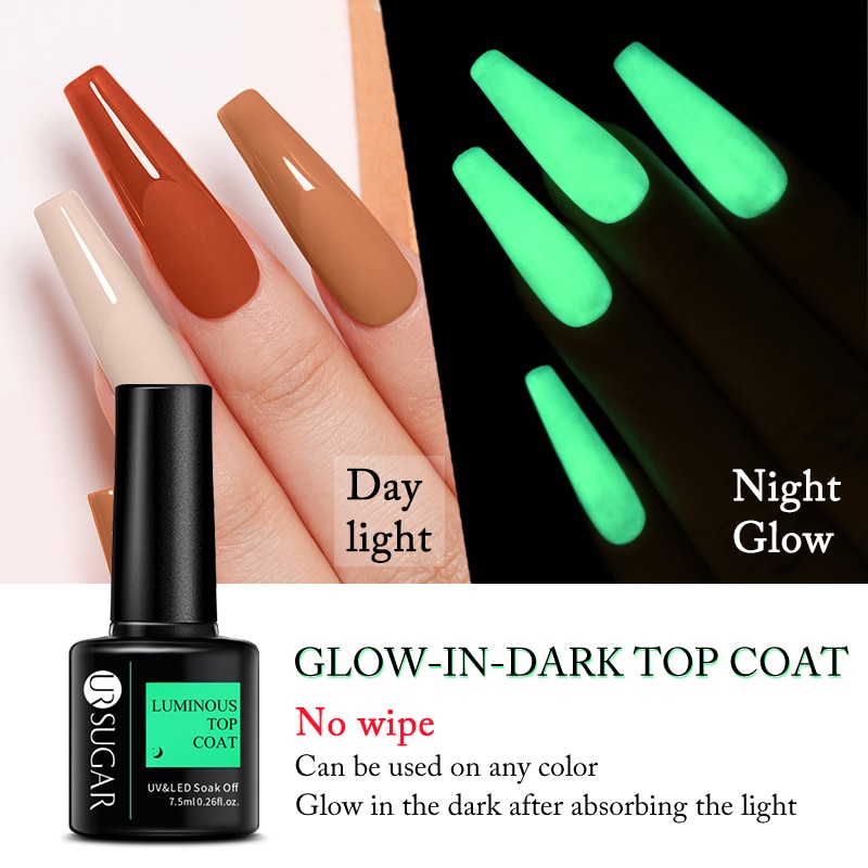 Glow in the dark 2025 nail polish top coat