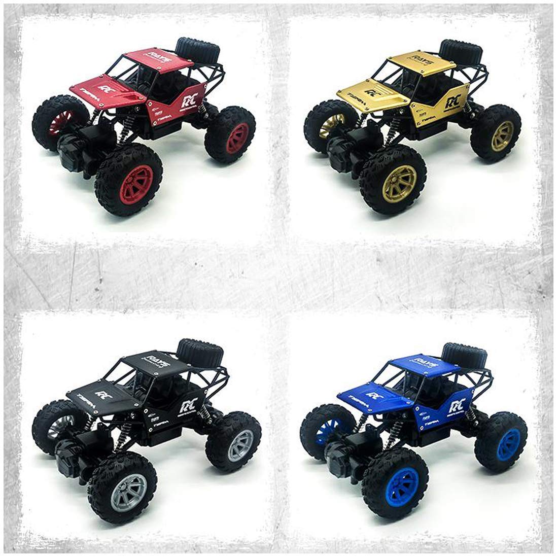 Rock Crawler Electric RC Vehicles Alloyed Remote Control Toy Car for Kids & Boys