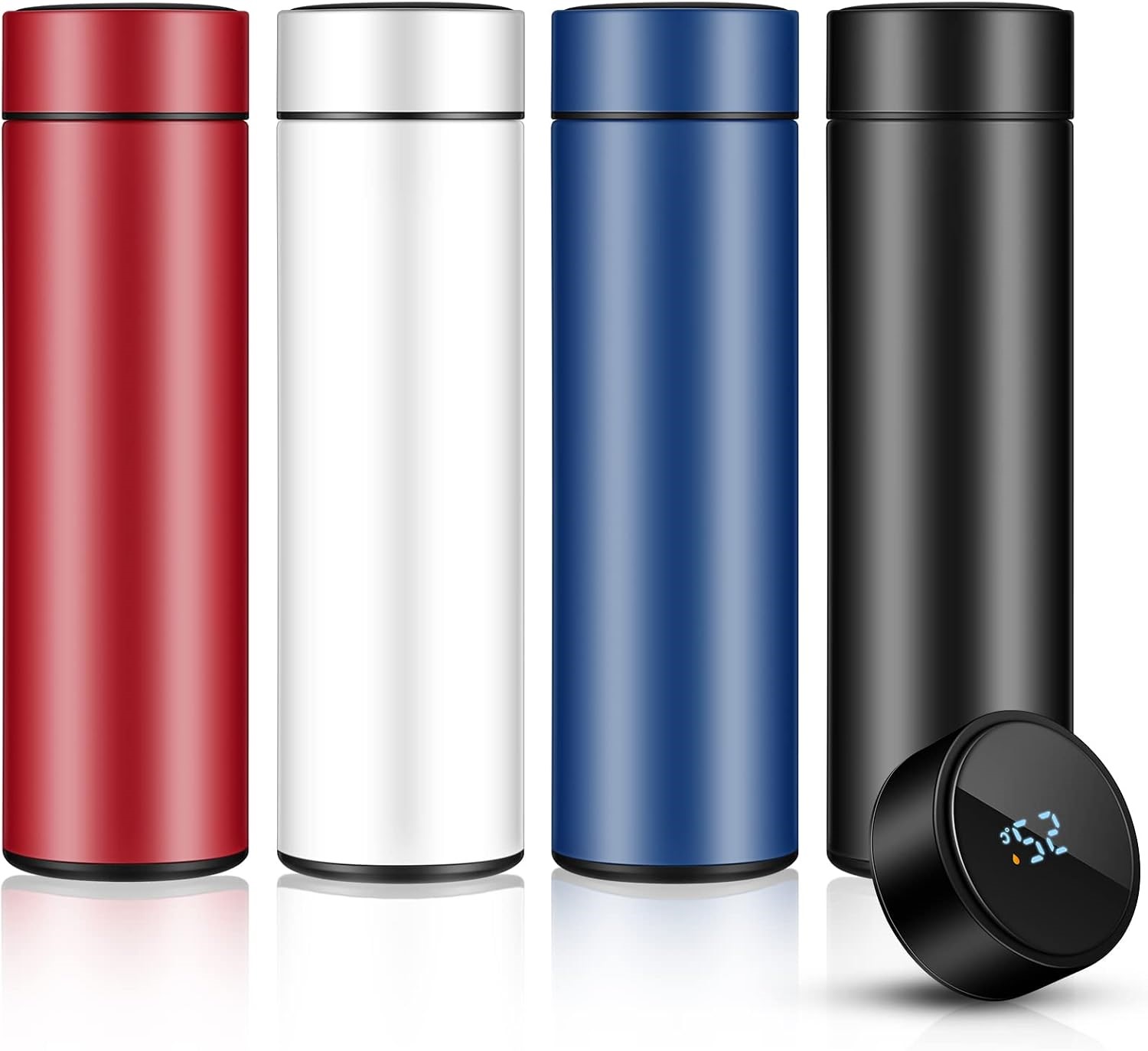 Customized Name Premium Smart Vacuum Insulated Water Bottle with LED Temperature Display – 500ml