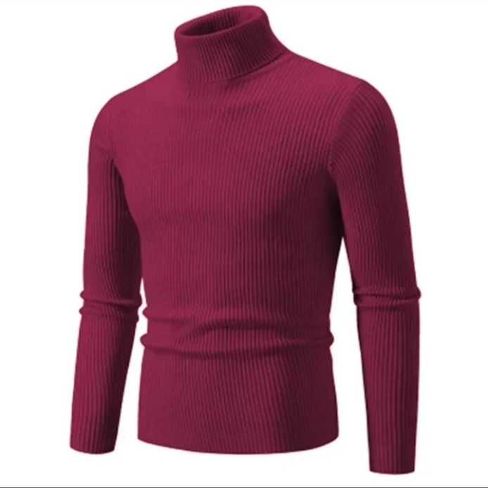 Premium Quality Slim Fit Lightweight Long Sleeve High Neck for Men - Turtle Neck