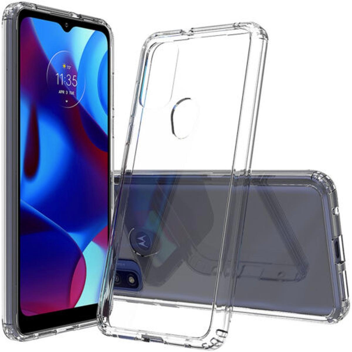 Motorola Moto G Pure Transparent Soft Shockproof Jelly Back Cover