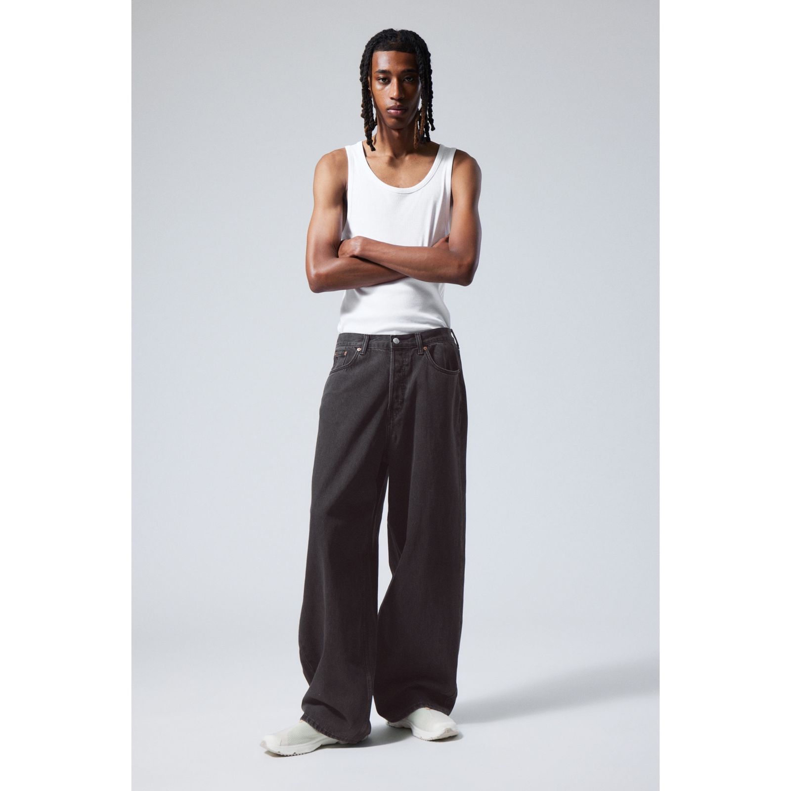 Unisex Korean Style Baggy Highwaist Premium Quality Wide Leg Baggy Jeans For Male/Men/Boys & Girls