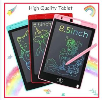 Colorful LCD Writing Tablet for Kids - 6.5/8.5 Inch Portable Digital Drawing Pad with Stylus for Drawing, Coloring, Educational Learning - Unisex price in Pakistan