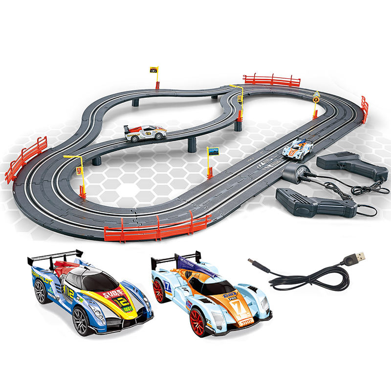 Slot Racing Car New Creative Children's Education Electric Slot Racing Car Sets