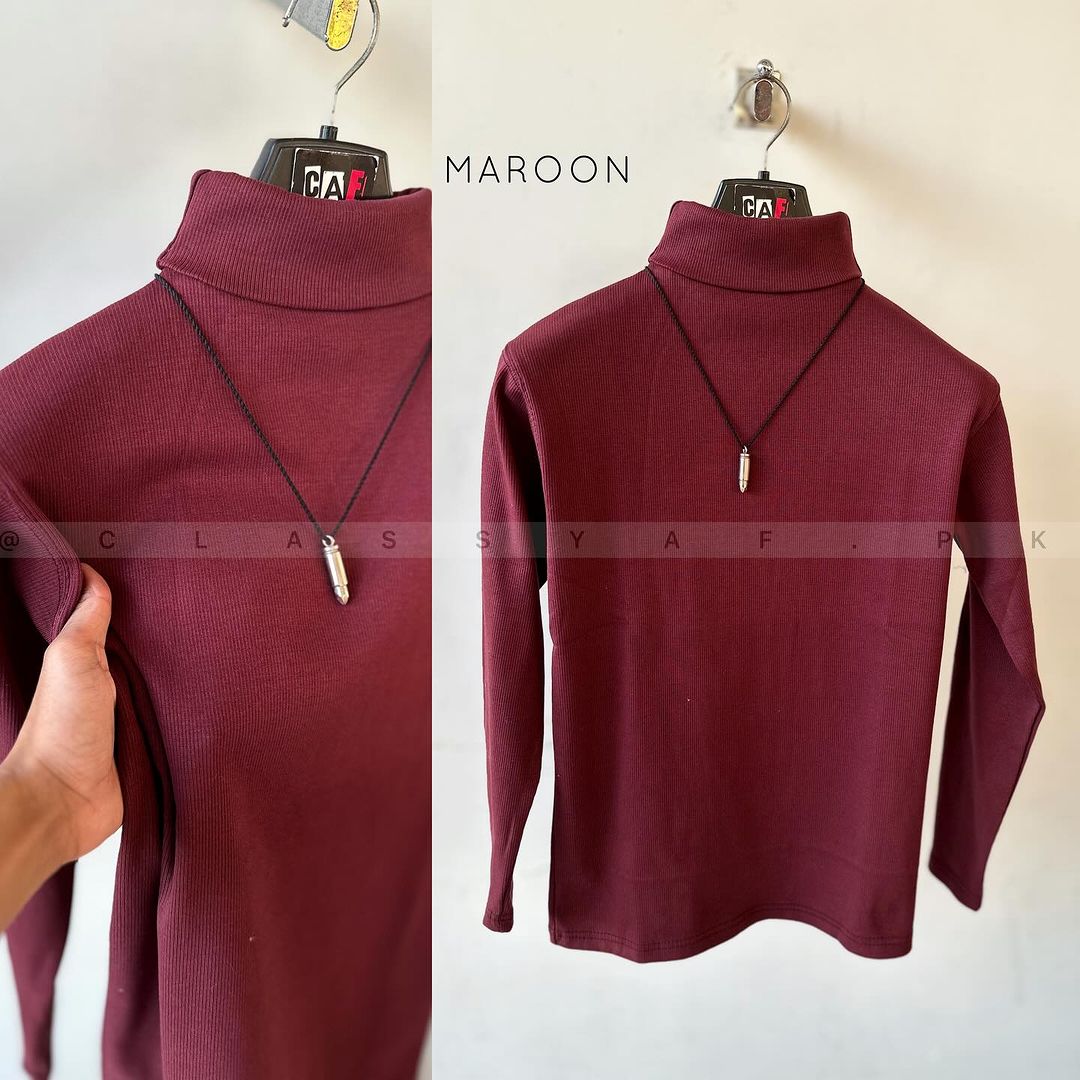 High Neck for Men - Party and Office Wear - Winter Warm High Neck for Men -