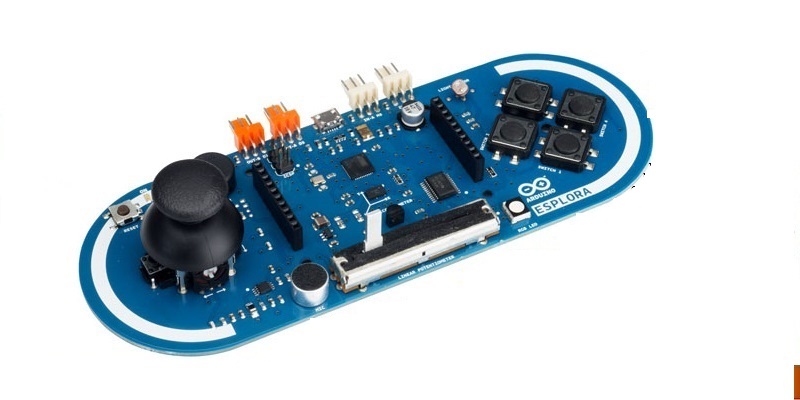 Arduino Esplora ATmega32U4 the arduino esplora is a microcontroller ...