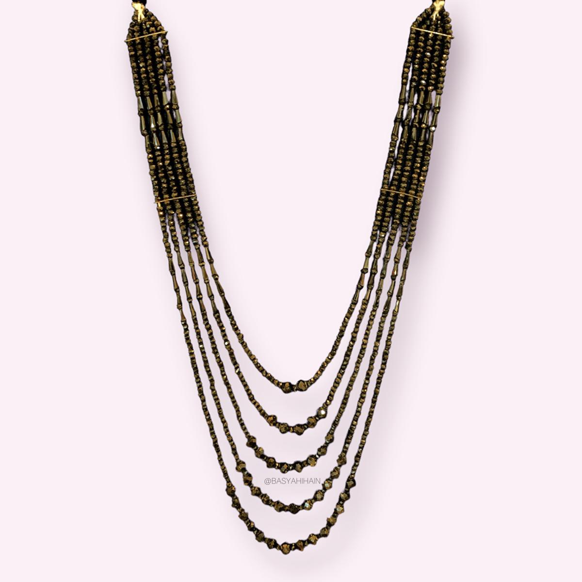 5 Layer Bridal Rani Haar For Wedding & Party Events Available In Different Variants