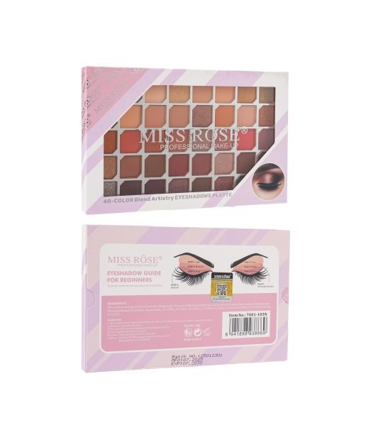 40 Color Eyeshadow Palette – Highly Pigmented Matte & Shimmer Shades | Long Lasting, Smooth Blend Eye Makeup Kit