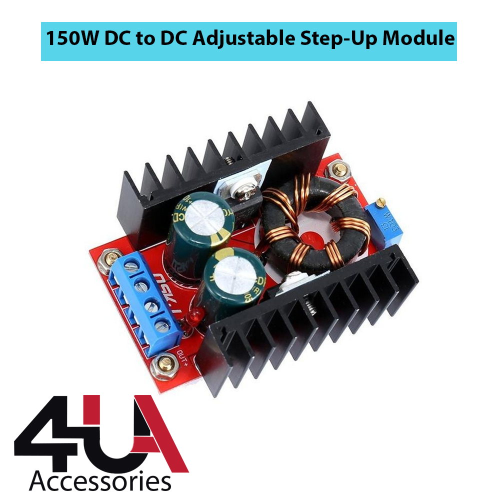 Step Up Boost Converter Module 150W 1232V to 1235V DC to DC Step Up