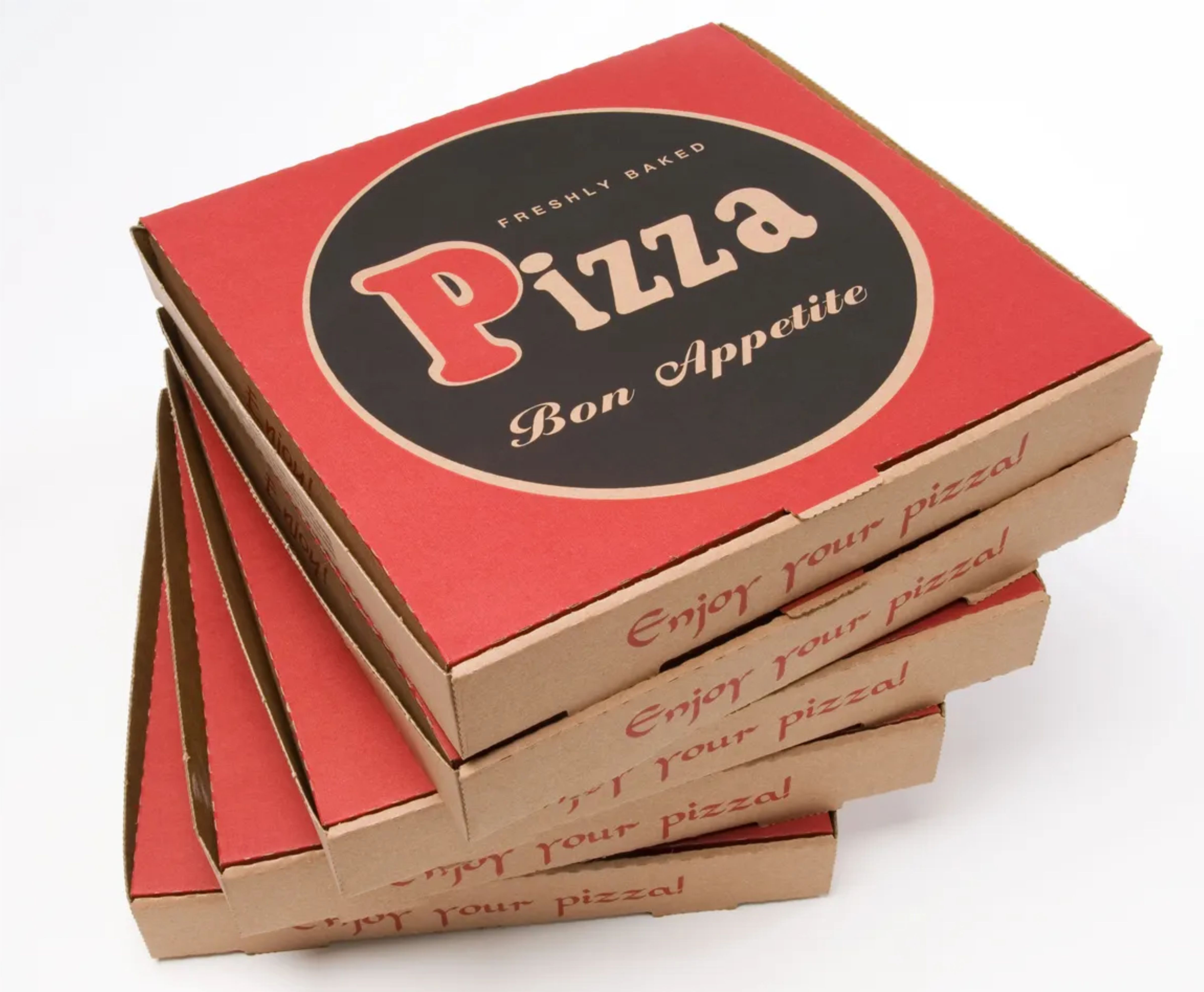 Pizza Box, Pizza Packing Cartons, Pizza delivery Box (10 Pcs) Daraz.pk