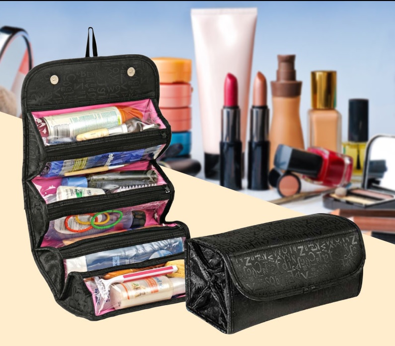 Roll n Go Makeup Organizer & Cosmetic Bag Daraz.pk
