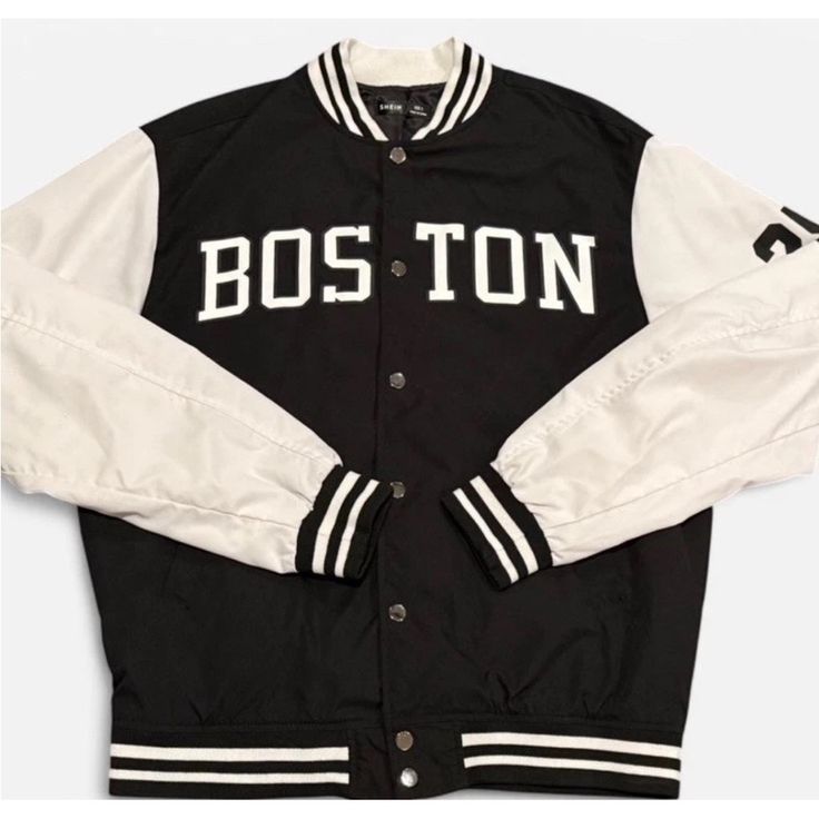Stylish Boston Varsity Jacket For Women: Your Winning Look, Every Day!