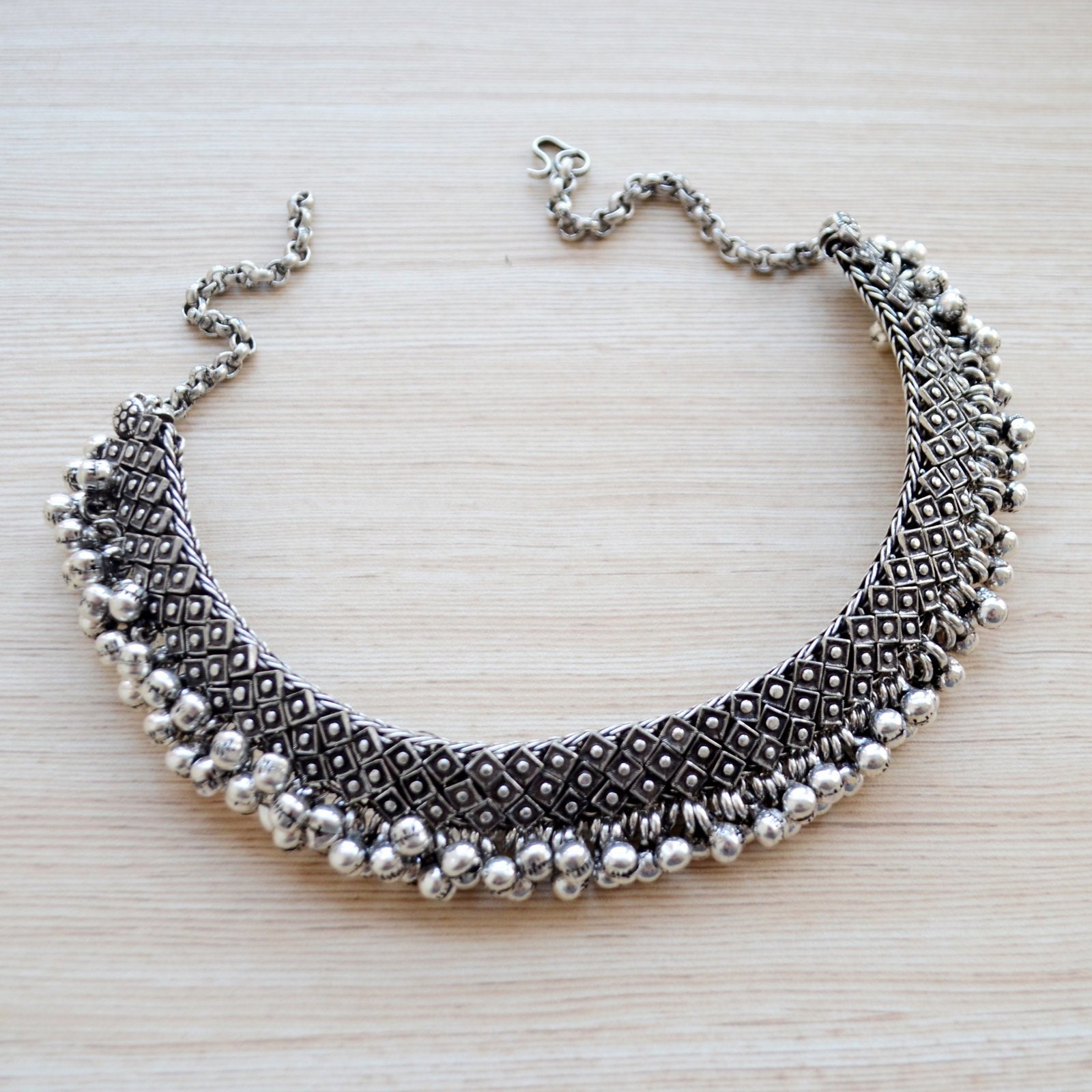 German Silver Choker Necklace: Buy 