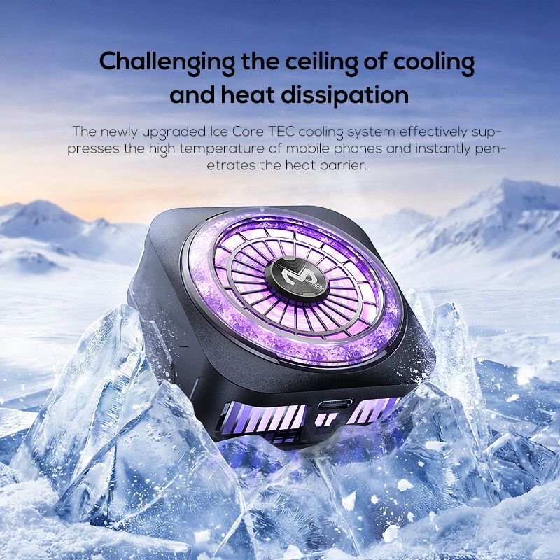 Memo CX21 Mobile Phone Cooler | Semiconductor Cooling Fan for Gaming | Portable Radiator Silent Fast Cooling Heat Sink