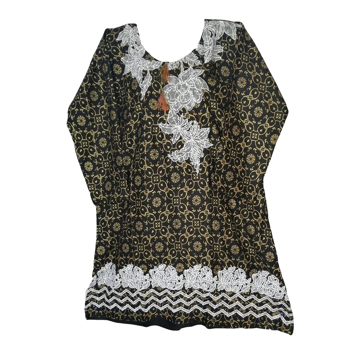 Air Line Lawn New Arrival Collection Stitched Gula Daman Block Printed Ladies Top Shirt Ready to Wear for Girls and  Women