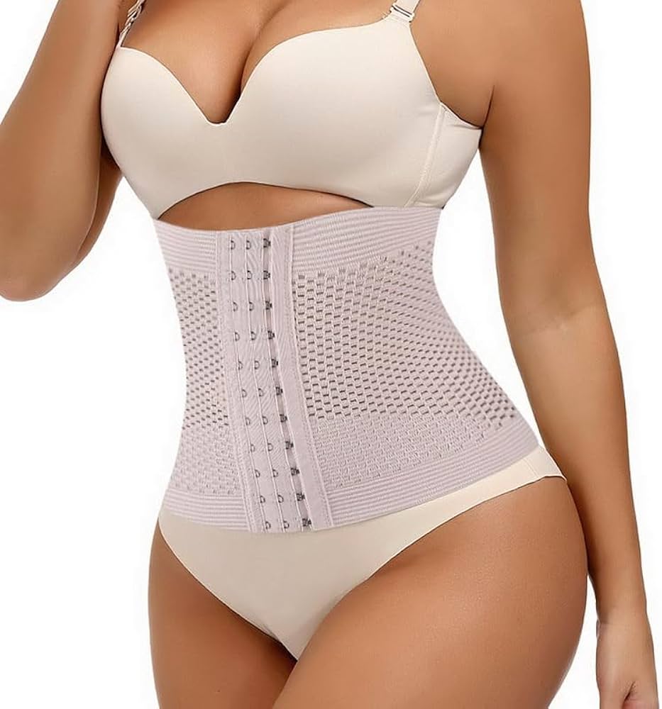 Ladies Tummy Control Belt Front Closure Slimming Waist Shaper Lightweight and Breathable