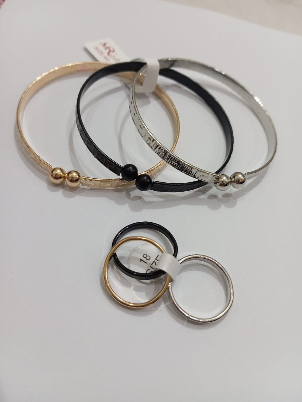 Adjustable kara for girls with free matching ring