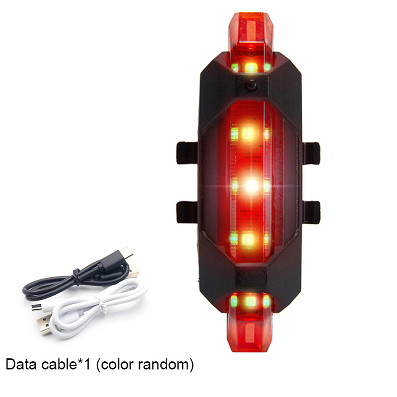 Bike Bicycle Light USB LED Rechargeable Set MTB Road Front Back