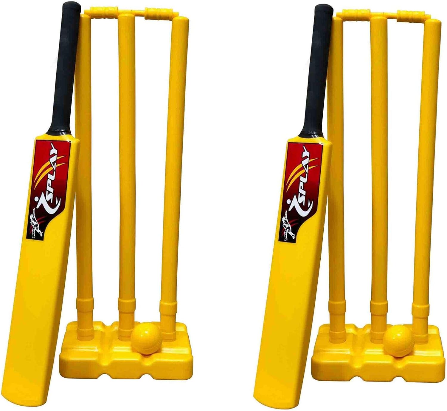 Net Training Cricket Set Full Size Kashmir Willow Cricket Bat Adult - Senior Wicket Cricket Stand Plastic Stumps Set Pack of 2