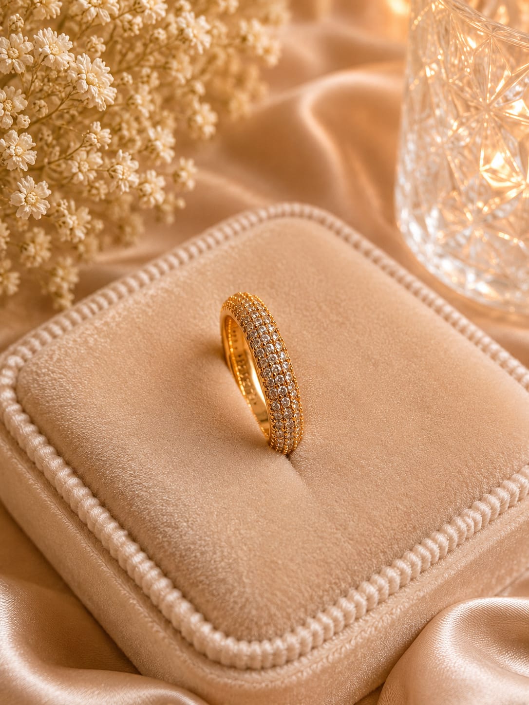 Ring for Girls & Women. With Free Gift Box Featuring a brilliant round-cut zircon stone that sparkles like a real diamond, this beautifully crafted ring is finished with premium gold and silver plating for a luxurious graceful designs
