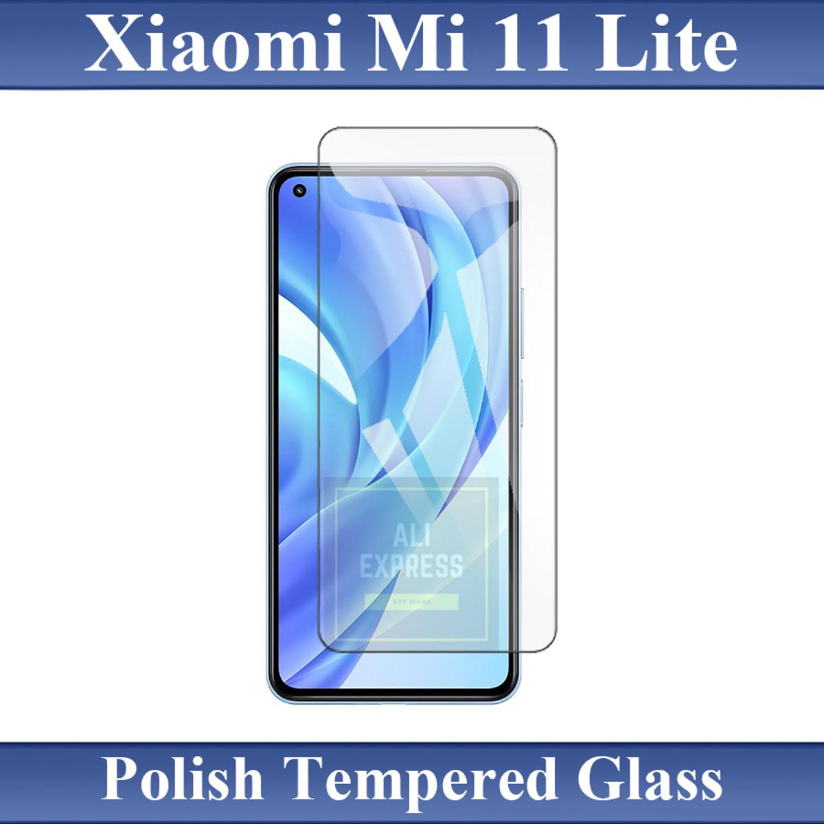 Xiaomi Mi 11 Lite Tempered Glass Screen Protector Premium High Quality Polish Glass price in Pakistan