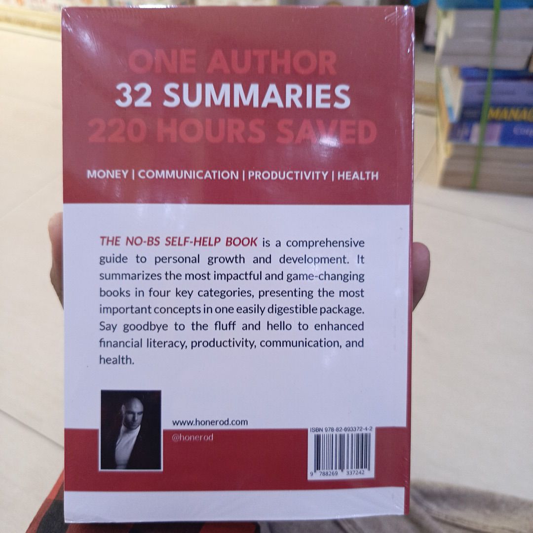 The NO-BS Self-Help Book by Honerod | Daraz.pk
