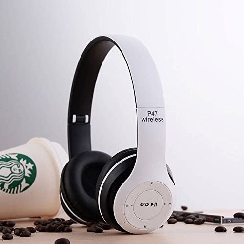 P47 On Ear Wireless Headphones Dynamic Plastic Mobile Phone Earphone with Volume Control / with Microphone / Noise-isolating Headset