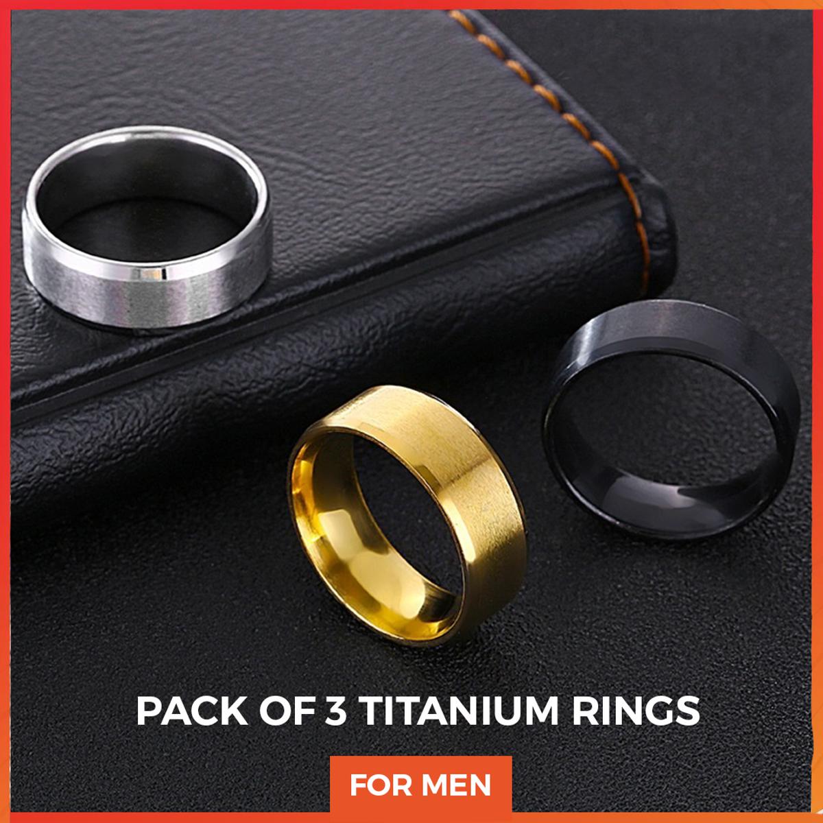 Titanium on sale ring daraz