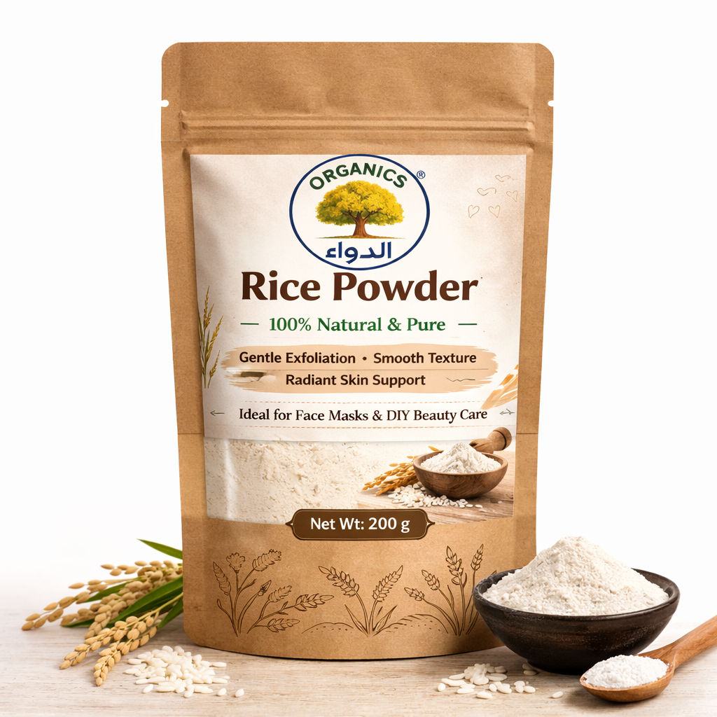 Pure Rice Powder 200g | 100% Natural Skin Care Powder | Gentle Exfoliation & Skin Brightening | DIY Face Mask for Smooth Radiant Glow