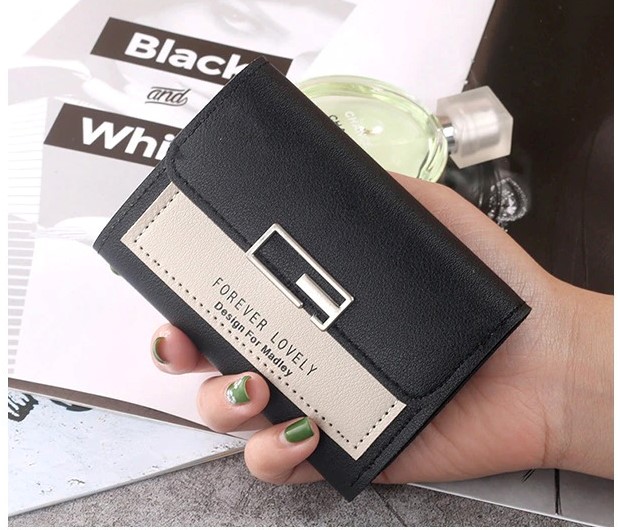 Small Ladies Mini Trifold Short Wallet for Women and Girls