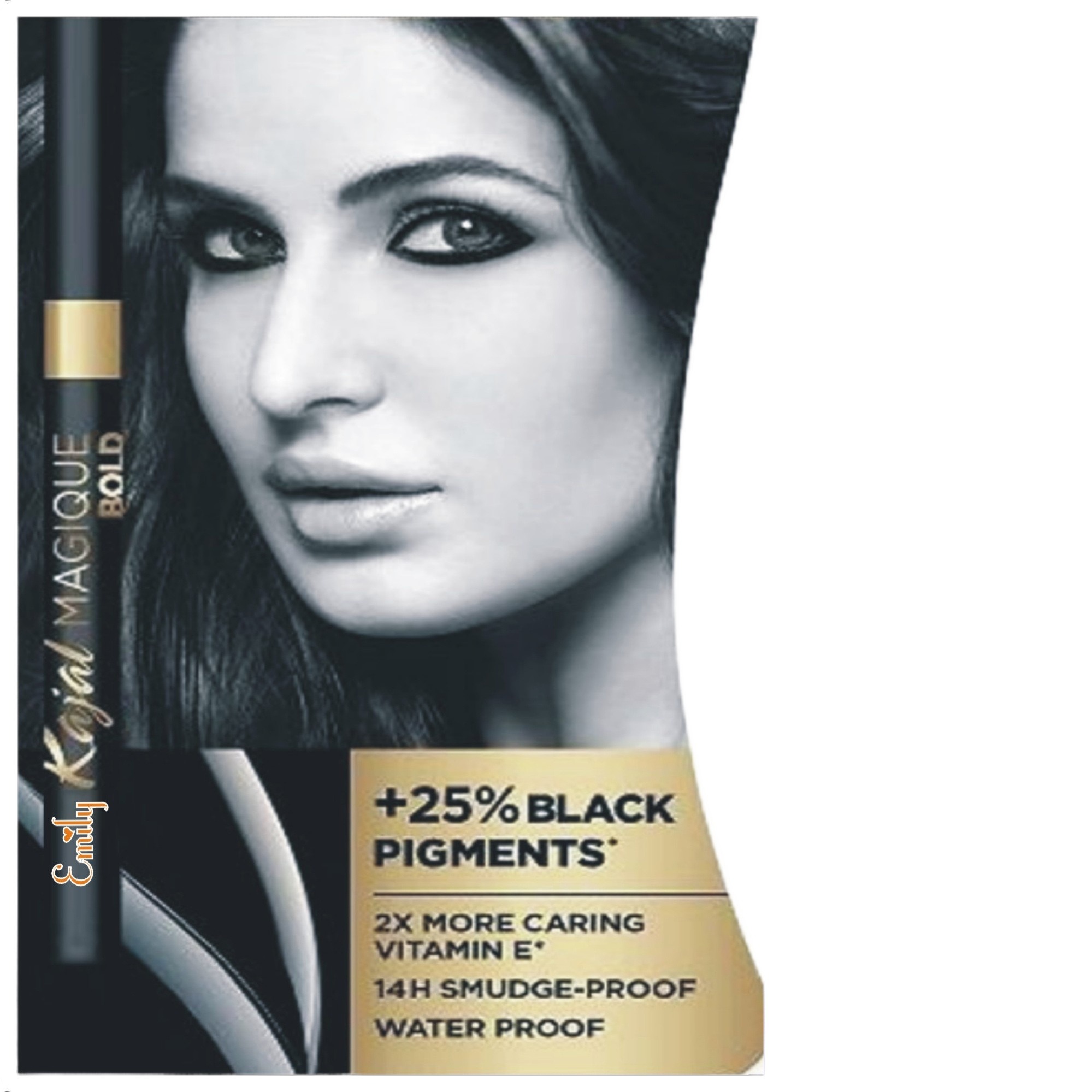 BUY ONE GET ONE FREE BUMPER OFFER Best Selling High Quality Kajal Waterproof Deep Black Long Lasting Smudge proof Kajal