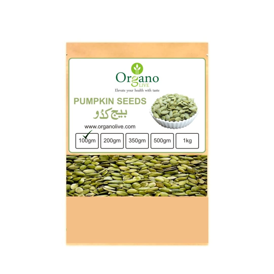 Pumpkin seeds without shell 100g kaddu k beej unshelled Pumpkin seeds ...
