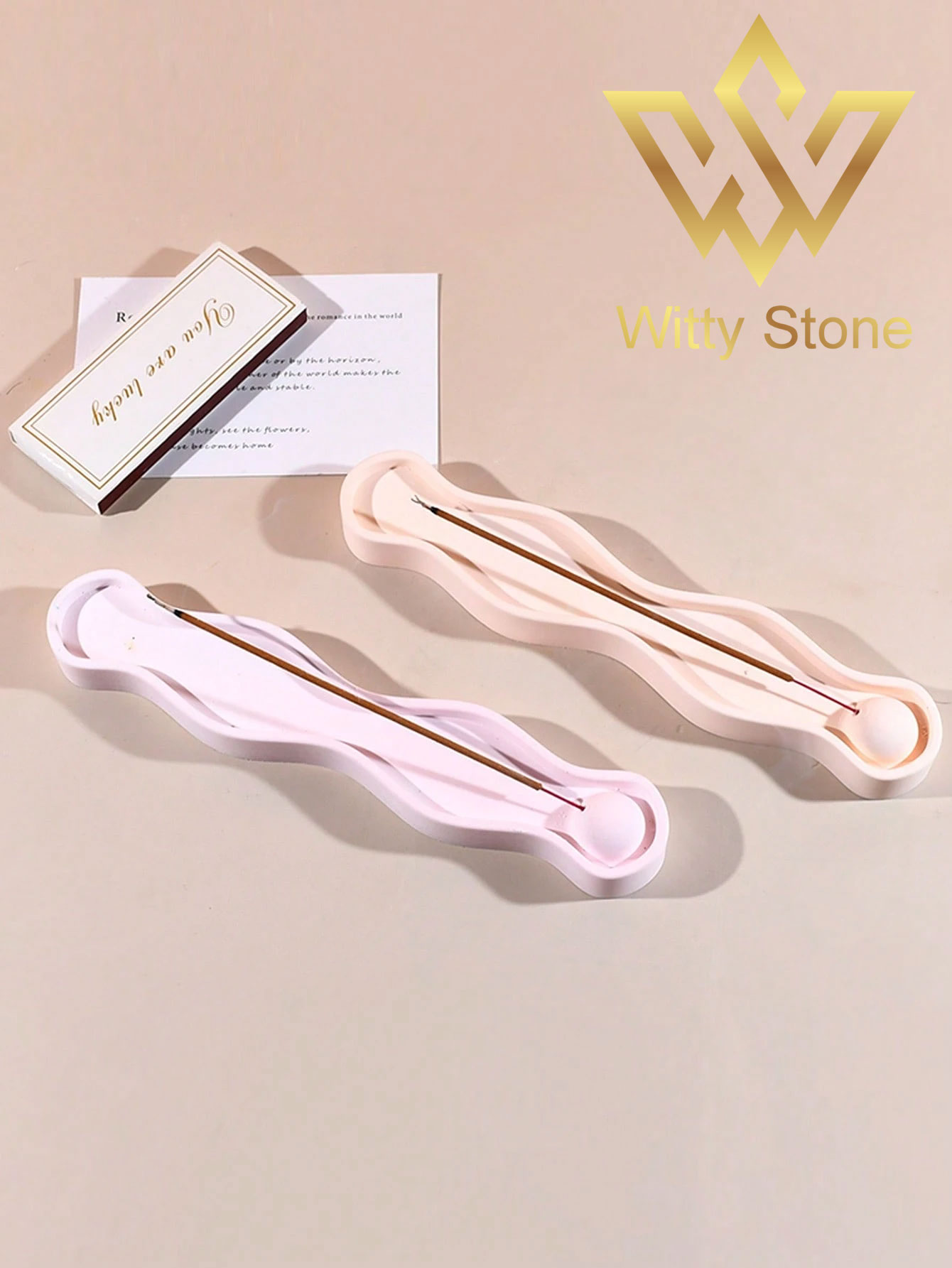Wave Incense Plate Zen Style Incense Holder Candle Stand Table Decoration Shelf Decor Home Decorative ideas | Witty Stone