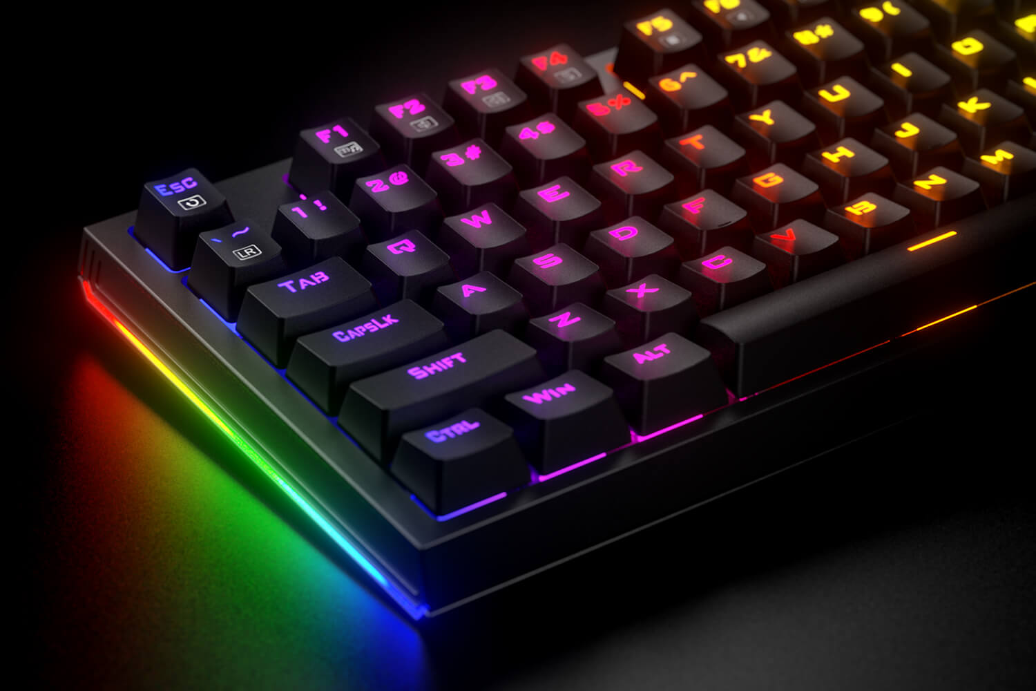 Redragon K670 ARGO Wired Mechanical Gaming Keyboard with Side RGB Panel Red Silent Switches Hot Swappable 18 ab7317d10a75568fbf844e66a30eeb9e