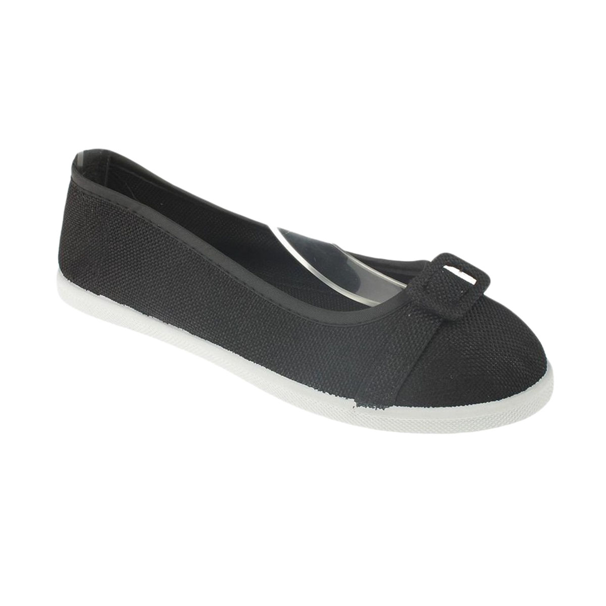 Maya Traders Black Canvas Slip-On Rubber Dye Toms For Women - K12Mt - Stylish And Comfortable Women'S Slip-Ons