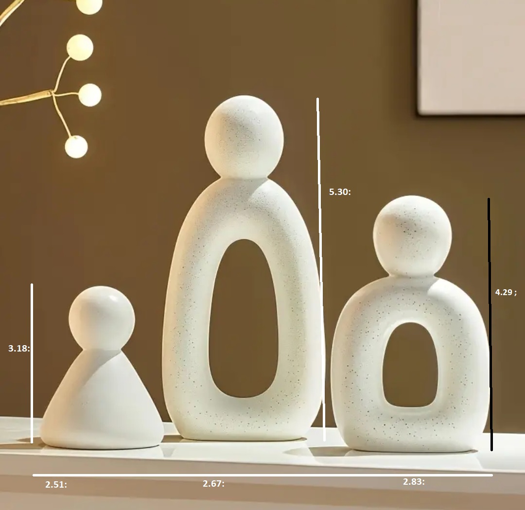 Creative Design Vase Ornaments Artistic Style, Decorations Suitable for Fireplace, Bedroom, Kitchen, and Living Room Decoration, office and theme based area