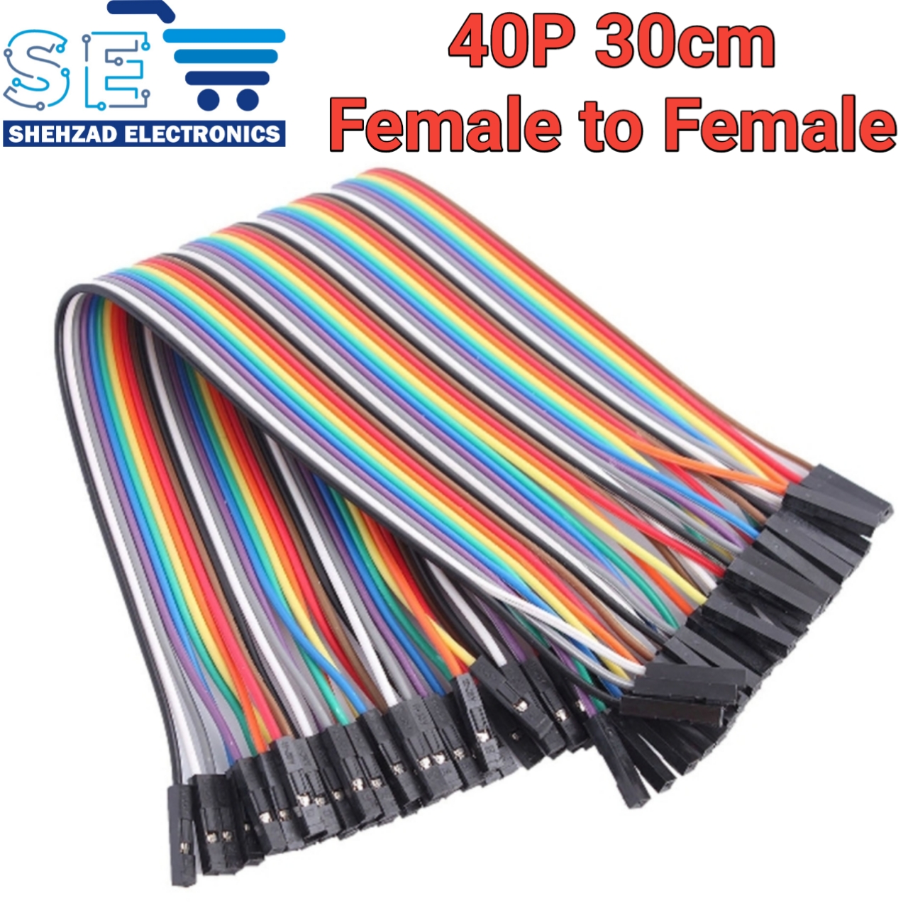 Jumper Wires Dupont Line 40 pins Female to Female 30cm for Breadboard Arduino