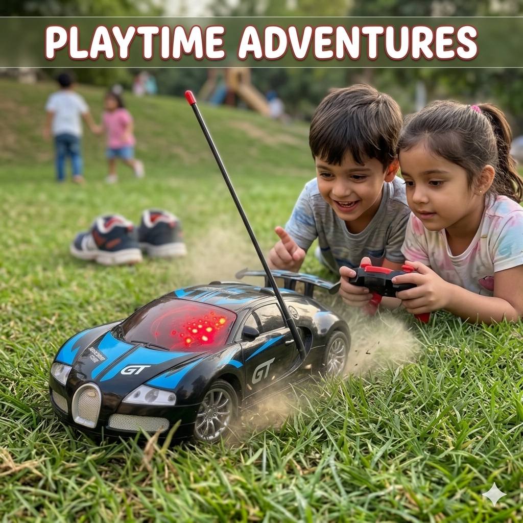 RC Speed Racing Stunt Car, 1:20 Scale, LED Lights, Smoke Spray, 2.4GHz, Rechargeable Battery Toy Car, Durable Remote control car for Indoor Outdoor, Perfect Gift for kids Rc Car