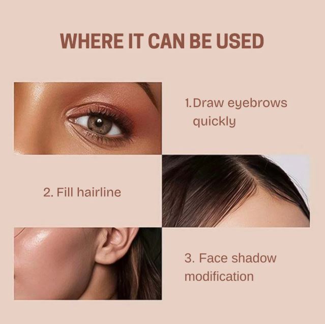 Miss Lara Cover Cushion Professional Hairline & Eyebrows Stamp Shaping Kit