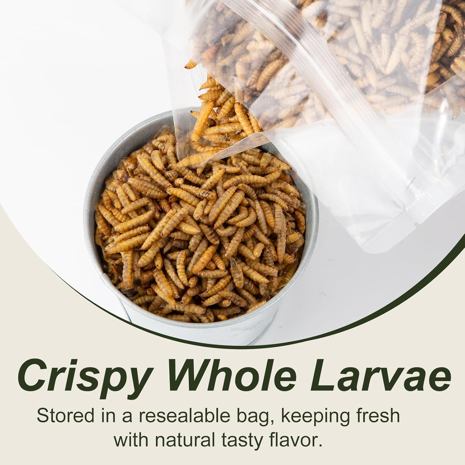 MEAL WORMS DRIED BSF LARVA /PROTEIN BITES PREMIUM QUALITY 100GM  / 250GM / 500GM / 1000GM FOR ALL TYPE OF BIRDS-FISHES & TURTLES