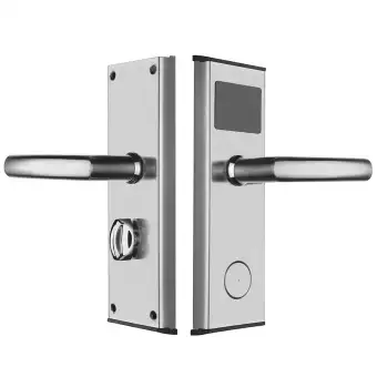 Digital Card Door Lock With Digital Card Right Side Silver: Buy ...