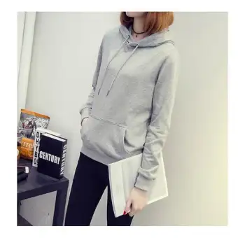 plain grey sweatshirt womens