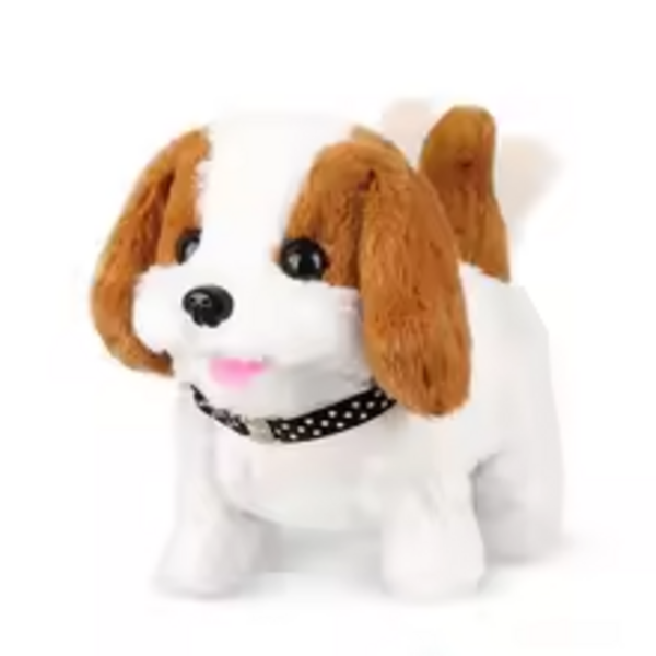 Walking Rabbit & Dog Toy for Kids | Battery Operated Interactive Plush Pet Toy | Walking, Sound & Tail Wagging Toy | Cute Gift for Boys & Girls