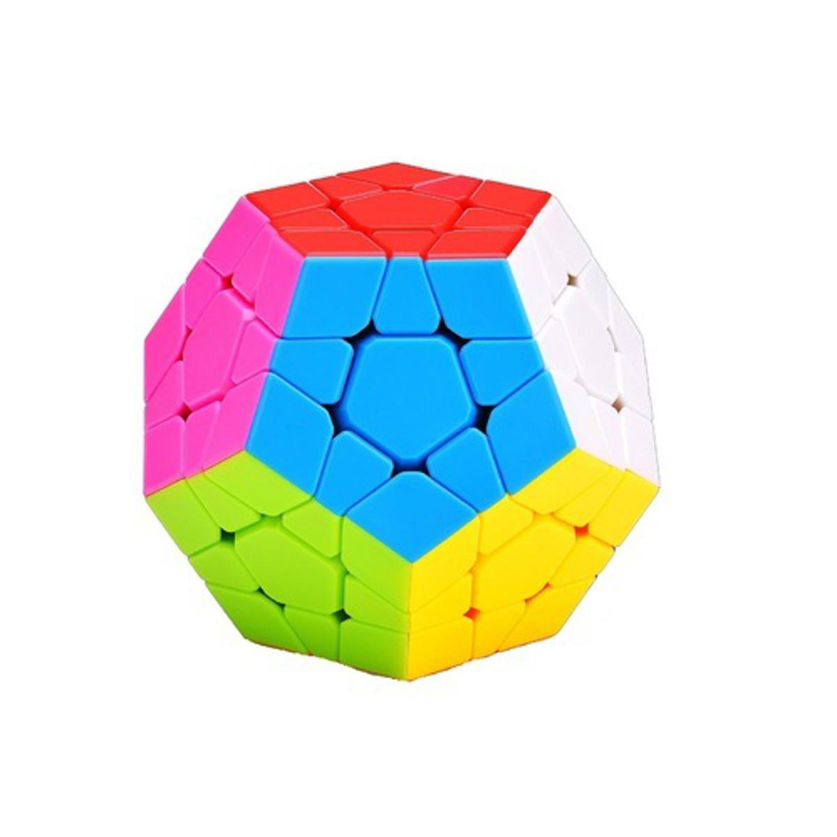 Megaminx Magic Steakerless Cube Colorful 12 Facets Speed Puzzle Cubes Kids Toys Educational Intelligence Toy