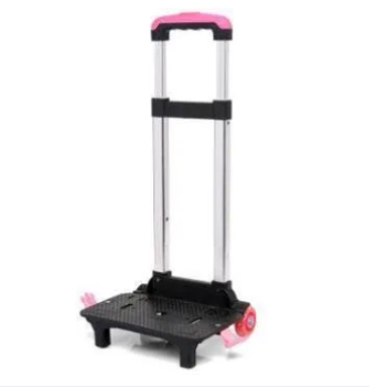 Kids School Bag Rolling Trolley  2-Wheel Backpack Carrier for Children  Portable School Bag Support Frame  Lightweight Pull-Along Trolley for Students